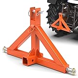 3 Point Trailer Hitch with 2" Receiver(Orange)Quick