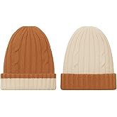 TINKUY Alpaca Wool Men's & Women's Reversible - Cuffed Slouchy, Beanie Hat, Unisex, One Size