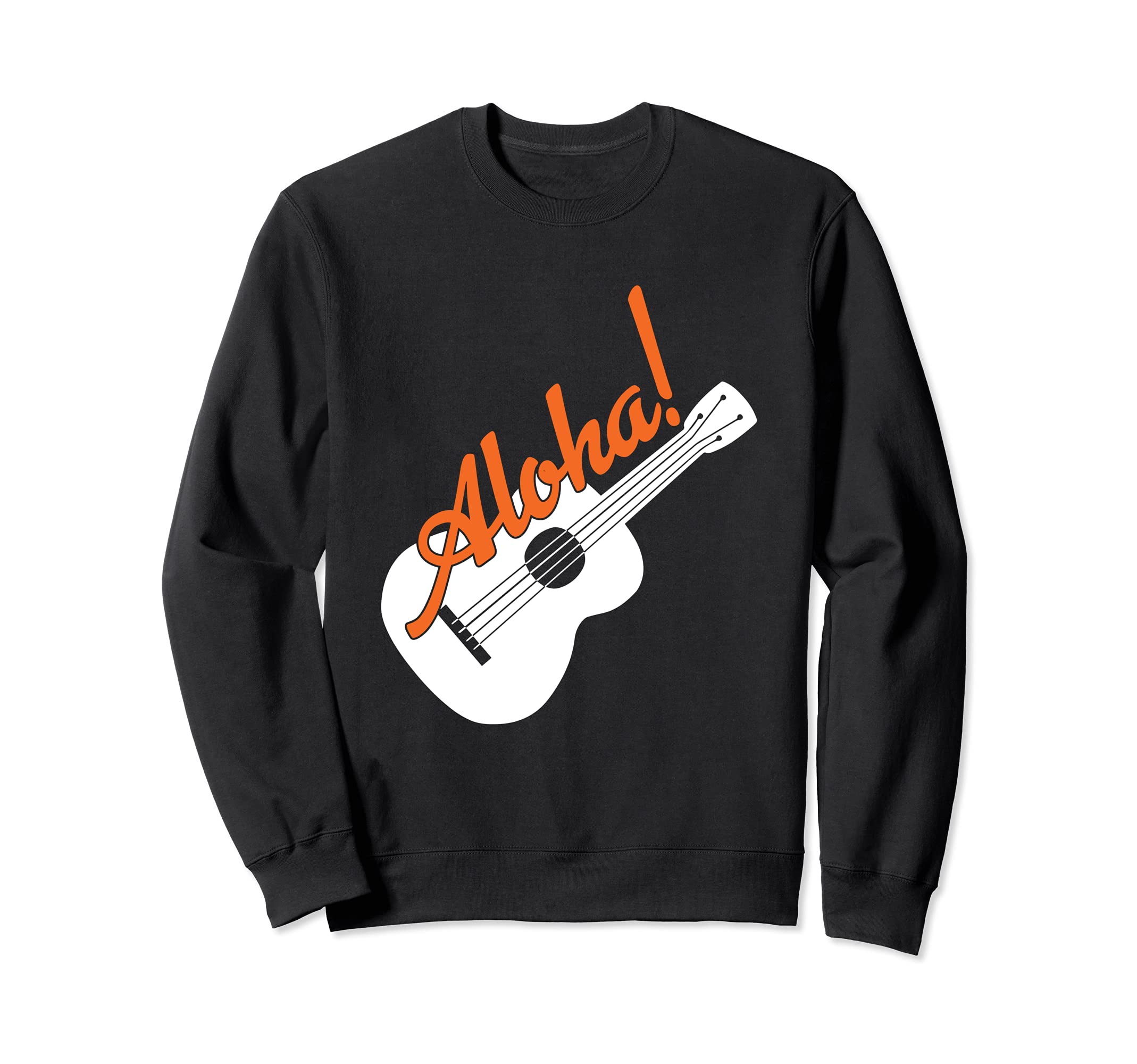 Aloha Acoustic Uke Guitar Hawaii Hawaiian Musician Sweatshirt