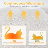 MORA PETS Self Warming Cat Bed 70x47cm Washable Dual Surface view 6