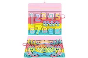 sifonol Extra Large Sensory Activity Board, Sensory Fidget Toys for Kids & Adults, Calming Sensory Toys for Autism, ADHD, Anxiety, Stress | Kids Airplane Travel Essentials | Storage Bag & 28 Strings