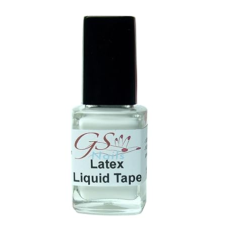 GS-Nails Latex Liquid Tape Weiß 11ml Peel Off Flüssiglatex Flüssiglatex Clean Edge