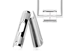 TIGERSGATE Chrome Handlebar Riser Adapter handlebar shim changing mounting diameter from 1 to 1.25 inch for Harley Dyna Road Glide Road King