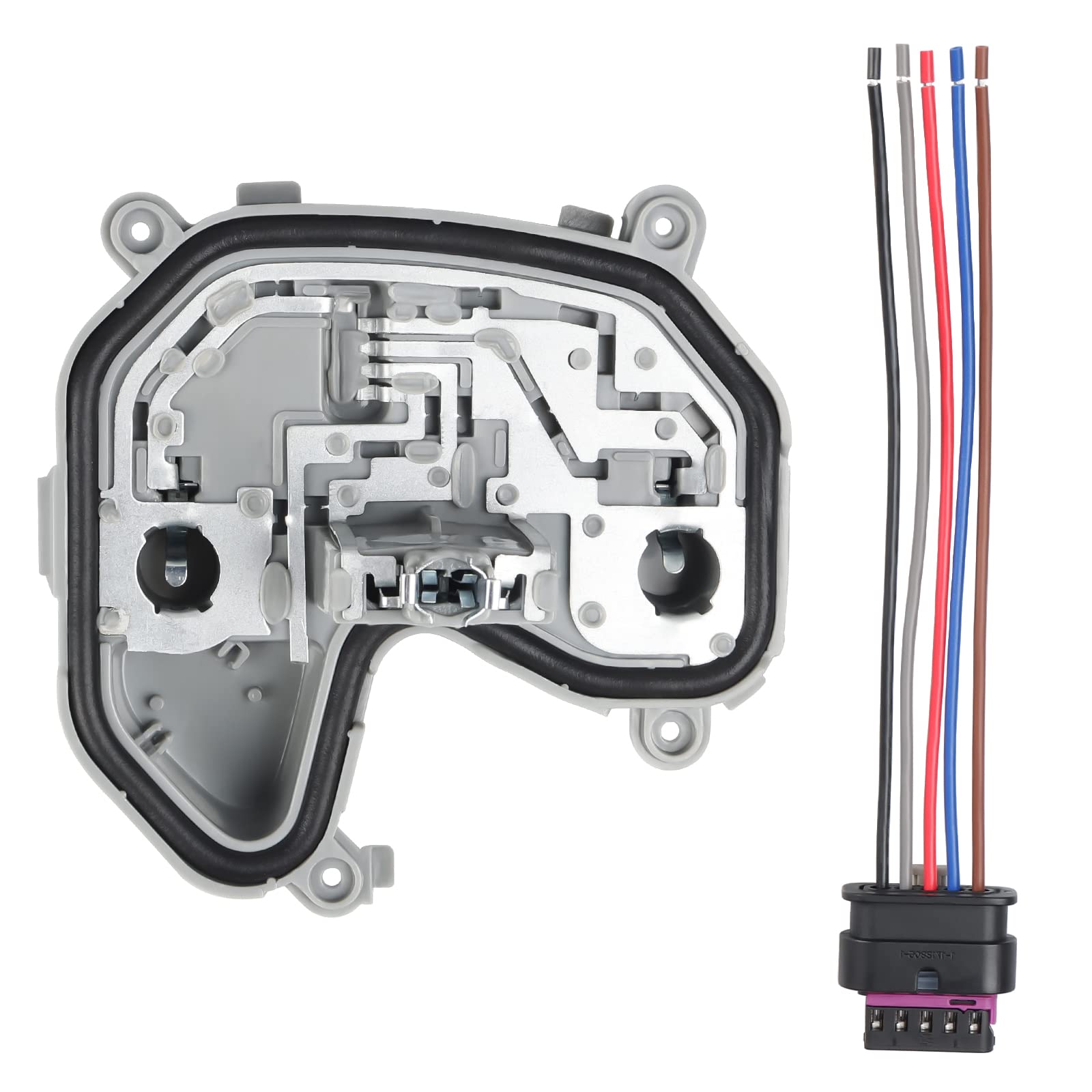 Photo 1 of WMPHE Tail Lamp Light Holder Bracket and Wiring Plug Compatible with Jeep Renegade 2015 2016 2017 2018 2019 2020 2021 2022 2023, Lamp Socket Panel Rear Left Side, Replacement for 68270892AA