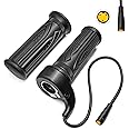 MUSELK Electric Bike 20X Full Half Twist Throttle Right Handle Throttle 3PIN Female Connector for BBS01 BBS02 BBSHD Mid Motor Electric Bicycle Accelerator