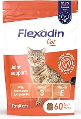 Vetoquinol Flexadin Joint Care for Cats - 60 Chews - Glucosamine Chondroitin view 1