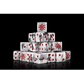 Baron of Dice Chaos Star Resin Dice - Set of 25 (Square, Marbled)