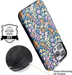 Casely Navy Floral Case for iPhone 16 Pro Max