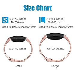 AK Soft TPU Wristbands Compatible with Fitbit