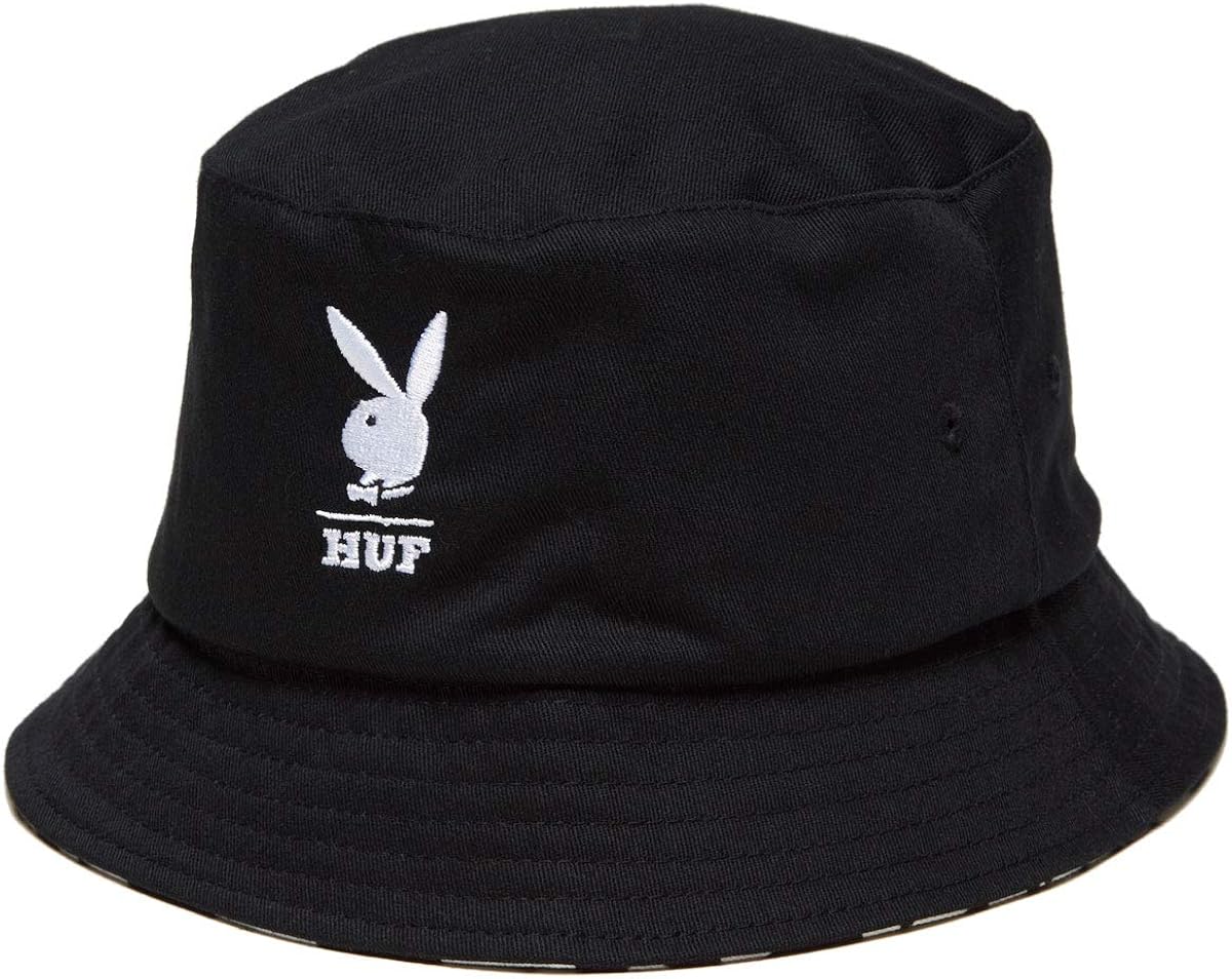 Playboy Reversible Bucket Hat Black 