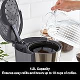 Morphy Richards Equip Filter Coffee Machine 10 Cup Pour Over Grey view 5