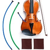 Kathfly 2 Pcs Violin Humidifier F Hole with Cloth,Blue, Green | Sound Hole Insert, Prevents Cracking Buzzing, Microfiber Cloth, For String Instruments Violin Case, Maintains Moisture