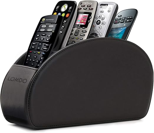 Porta Telecomandi In Pelle PU - 5 Scomparti, Marrone, Elegante - Foto 11