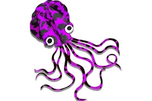FLYERRART Flyonte Octopus Kite for Kids and Adults Easy to Fly Beautiful Animal Kite Children Interactive Toy Large Flying Toy for Outdoor Game Playing Beach Park of 1