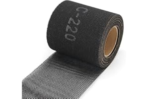 SCOTTCHEN Sanding Screen Mesh Roll for Dry Wall 4-1/8" Wide x 6.5yd(20 ft) Long Silicon Carbide Grits #220-1 Roll