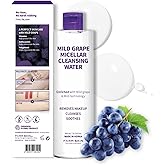 Freshfood For Skin Mild Greape Micellar Cleansing Water (10.1fl.oz, 300ml) - Micellar Cleansing Water for Face/Makeup Remover & Cleanser/Non-Irritating/Korean Skin Care