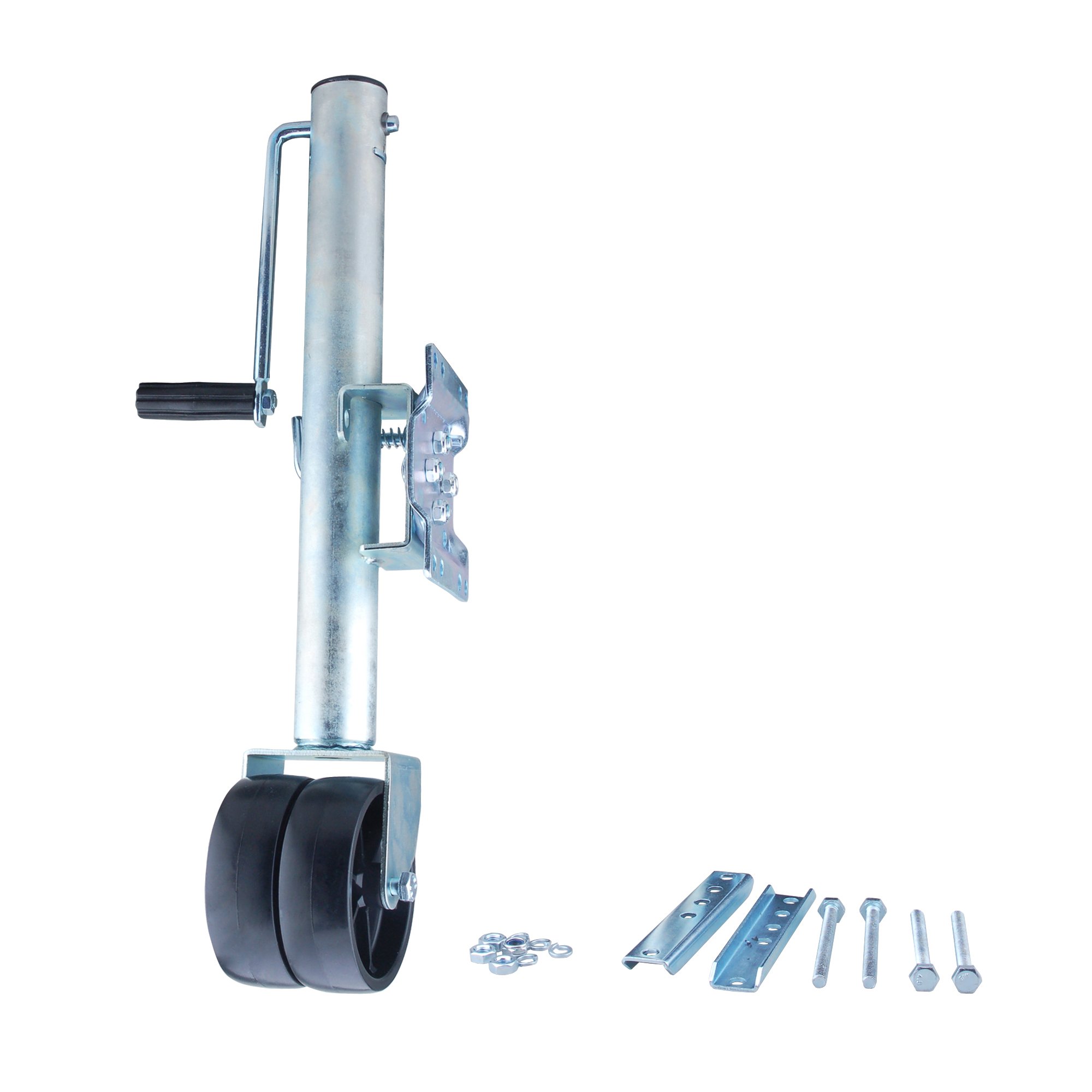 Max Load 36210 Side Wind Trailer Jack (2000 lb. with Dual Wheels), 1 Pack