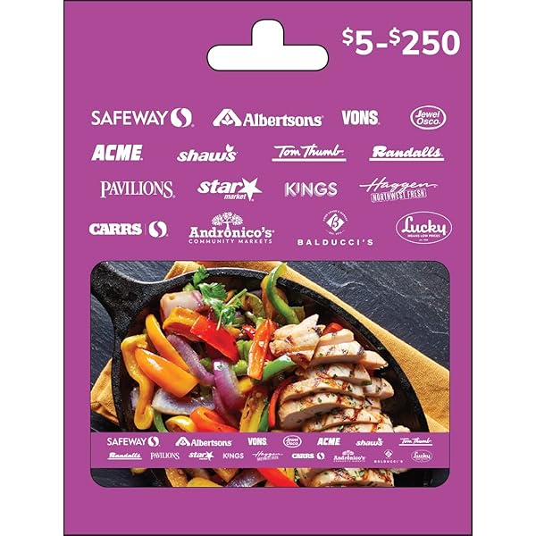 Amazon.com: Safeway Gift Card $50 : Gift Cards