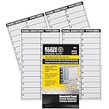 Electrical Circuit Breaker Waterproof Decal Labels ... blank fuse box labels 