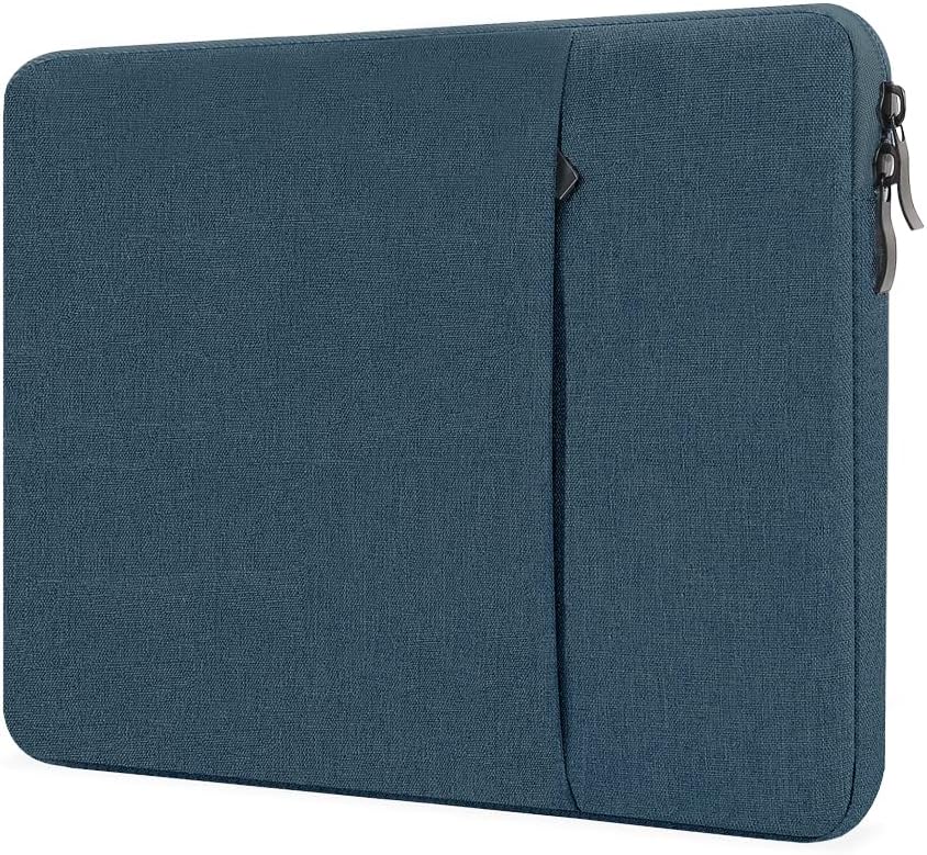 ProElife 13-Inch Laptop Sleeve Navy Canvas Case for MacBook Air 13.6 and Neo 13