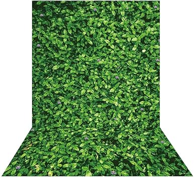 Amazon Com Allenjoy Green Leaves Grass Wall Backdrop Nature