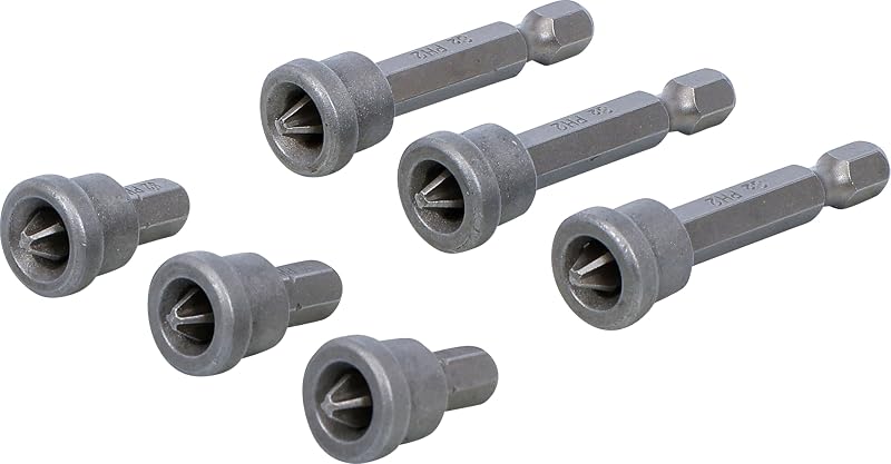 BGS DIY 50406 Bit Set Depth Stop Plasterboard 1/4" PH2 6pc