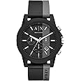AX Armani Exchange Chronograph Watch for Men with Leather, Stainless Steel or Silicone Band