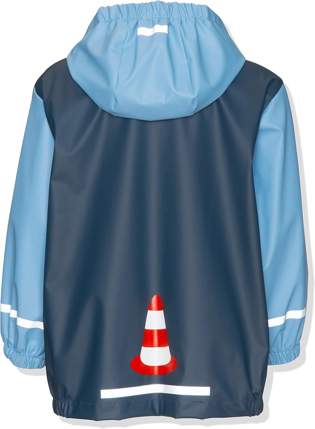 Playshoes Boy's Rain coat construction site 408548, 17 - Blue, 86 - Image 3