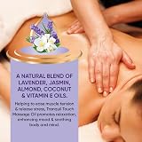 Pure World Tranquil Touch Massage Oil 100ml Lavender Jasmine UK Made view 3