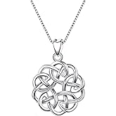 EVER FAITH 925 Sterling Silver Infinity Love Celtic Knot Pendant Necklace Birthday/Mothers Day/Valentines/Christmas Jewelry Gift for Friend Sister Mother