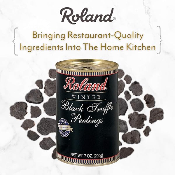 ROLAND FOODS HIMALAYAN BLACK TRUFFLE PEELINGS, SPECIALTY IMPORTED FOOD, 7 OUNCE CAN, PACK OF 1