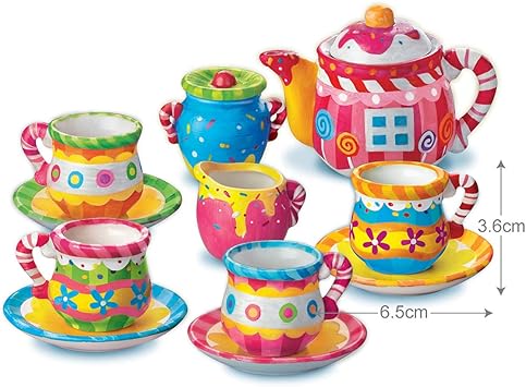paintable tea set
