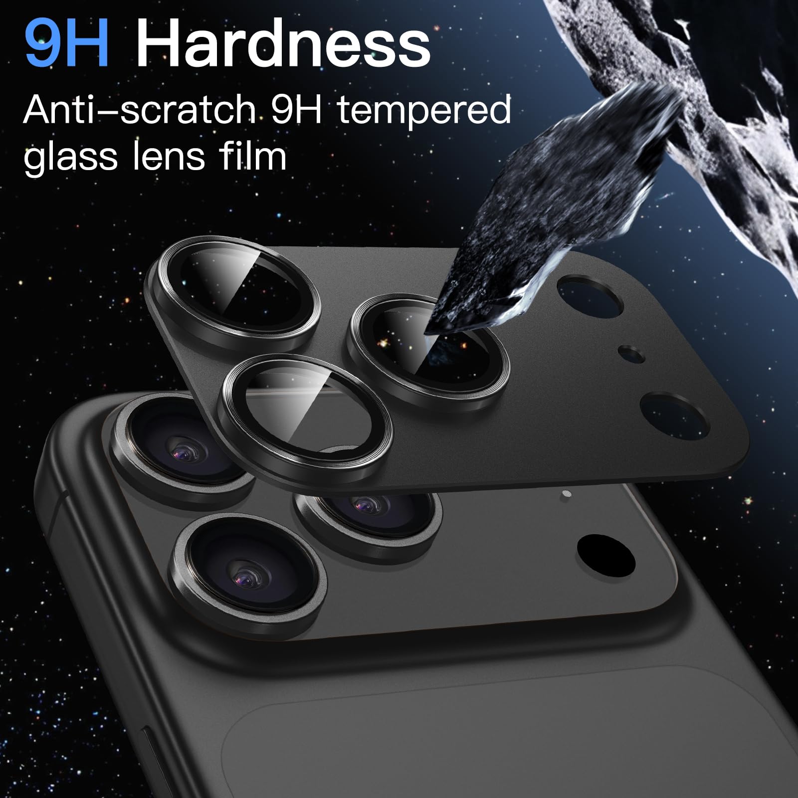 Camera Lens Protector for iPhone 17 Pro Max 6.9-Inch, Full Coverage Cover