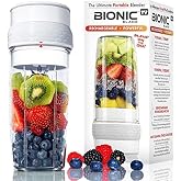 Bionic Blade Mini Personal Blender &amp; Juicer Bottle 26.5 oz, BPA-Free &ndash; Cordless, Rechargeable, Portable Smoothie Maker for Shakes, Juices &amp; Travel, Home &amp; Kitchen, White, As Seen on TV