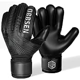 Obbsen Soccer Goalie Gloves for Kids, Youth&amp;Adult Soccer Goalkeeper Gloves, Strong Grip Anti-Slip Latex Palm Breathable Goalkeeping Gloves with Fingersaves