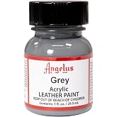 Angelus Acrylic Leather Paint, Grey, 1 oz.