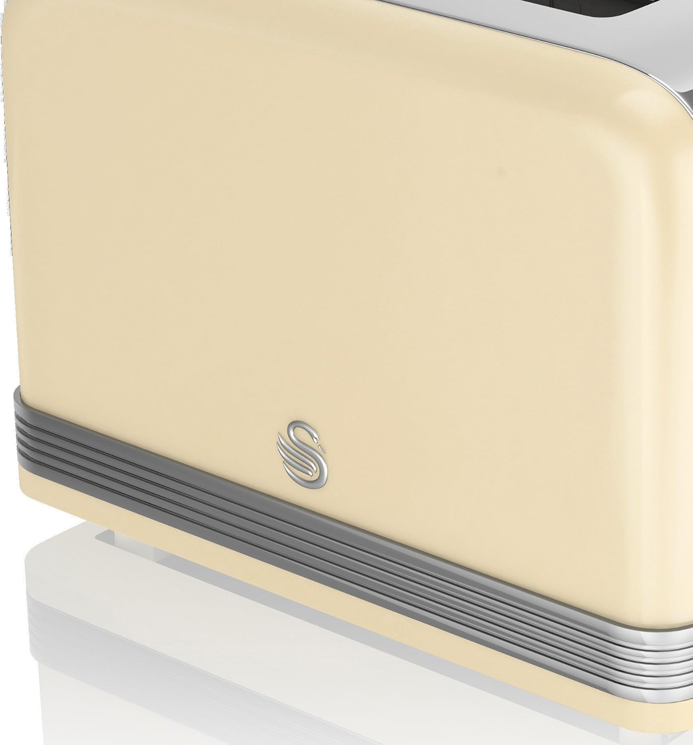 Swan 4 Slice Retro Toaster (Cream) - Image 5