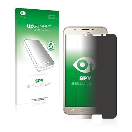 upscreen Anti-Spy Blickschutzfolie für Samsung Galaxy J7 Prime Privacy Screen Displayschutzfolie - Sichtschutz, Kratzfest