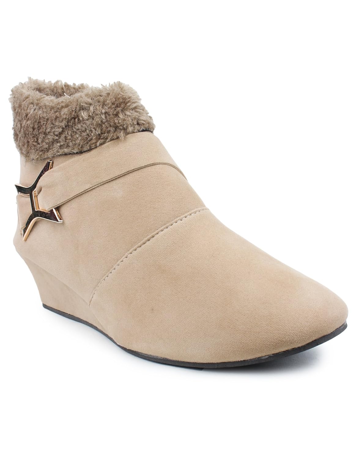 a&s stylish & fashionable suede ankle boot's for women