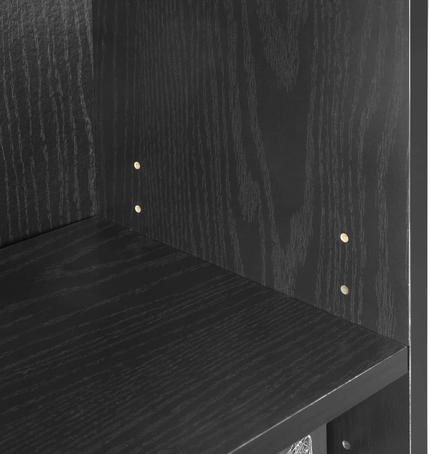 FURINNO JAYA Simple Home 3-Tier Adjustable Shelf Bookcase, Black: Furniture & Decor