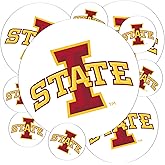 Desert Cactus Iowa State University Sticker ISU Cyclones Vinyl Decals Laptop Water Bottle Car Scrapbook T3 (Type 3-1)
