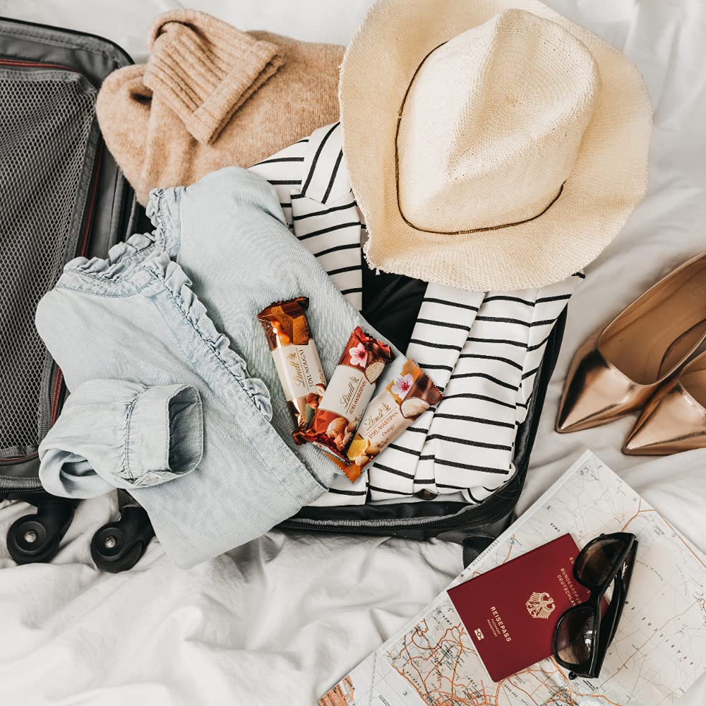 Lindt Schokolade Edel-Marzipan Riegel | 25 x 50g Riegel im Thekendisplay | 1250 g | pures Marzipan umhüllt von dunkler Schokolade | Schokoriegel | Schokoladen-Großpackung | Schokoladengeschenk 4