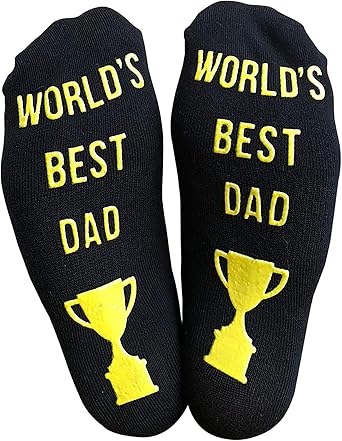 world's best dad socks