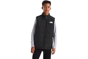 THE NORTH FACE Boys Reversible Shasta Vest | Midweight Puffer Vest With Synthetic Insulation, Fleece Lining & Water Repellent