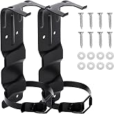 2 Pack Fire Extinguisher Brackets, 2.5 LB Fire Extinguisher Wall Mount Bracket, Metal Heavy Duty Fire Extinguishers Holder fo