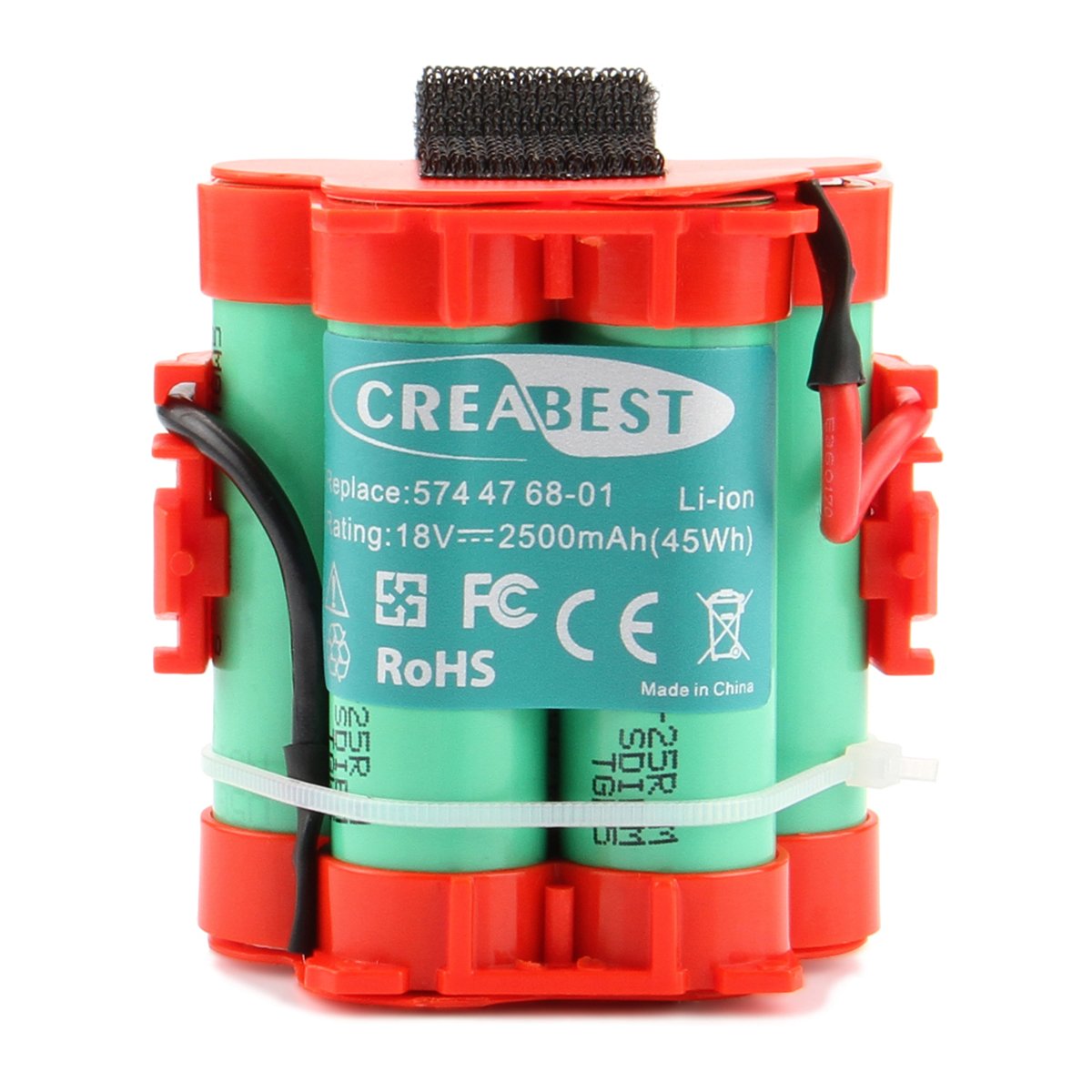 Creabest 18V 2500mAh Liion Replacement Battery for Robot Lawn Mower