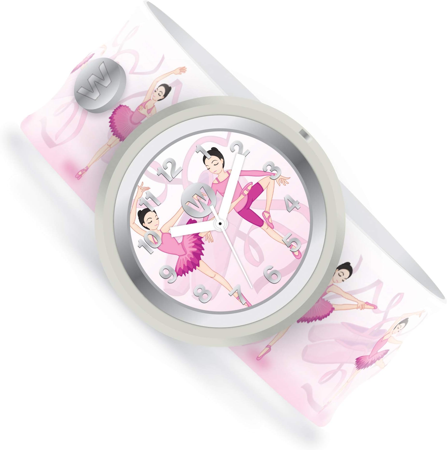 Watchitude Slap Watch - One Size, Boys and Girls, Plunge Proof, Removable Analog Face, Colorful and Inspiring, Interchangeable Silicone Bands, Fun and Inspiring Bracelet Watches