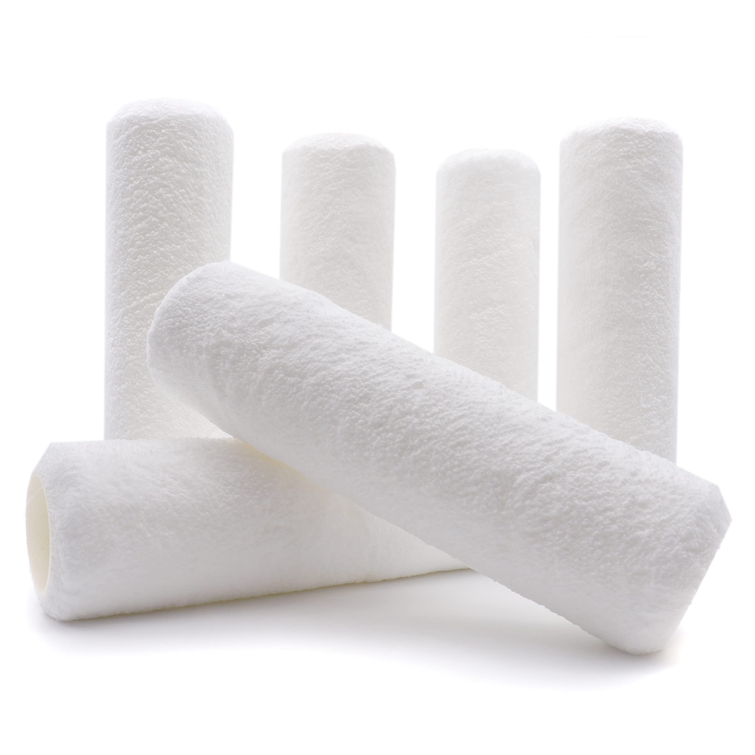 COTTAM Paint Roller Sleeve x6 | 9 Inch Roller Sleeves 1.75 | Multipack | Microfiber Roller | Paint Roller Sleeves 9 Inch for Emulsion