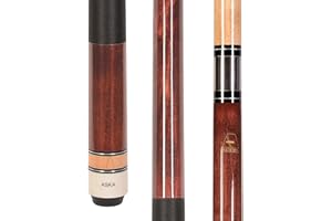 ASKA L2 Pool Cue Stick, 58" Canadian Maple Billiard Cue, 13mm Hard Tip, 5/16x18 Joint, Nylon Wrap, Multiple Weights & Colors