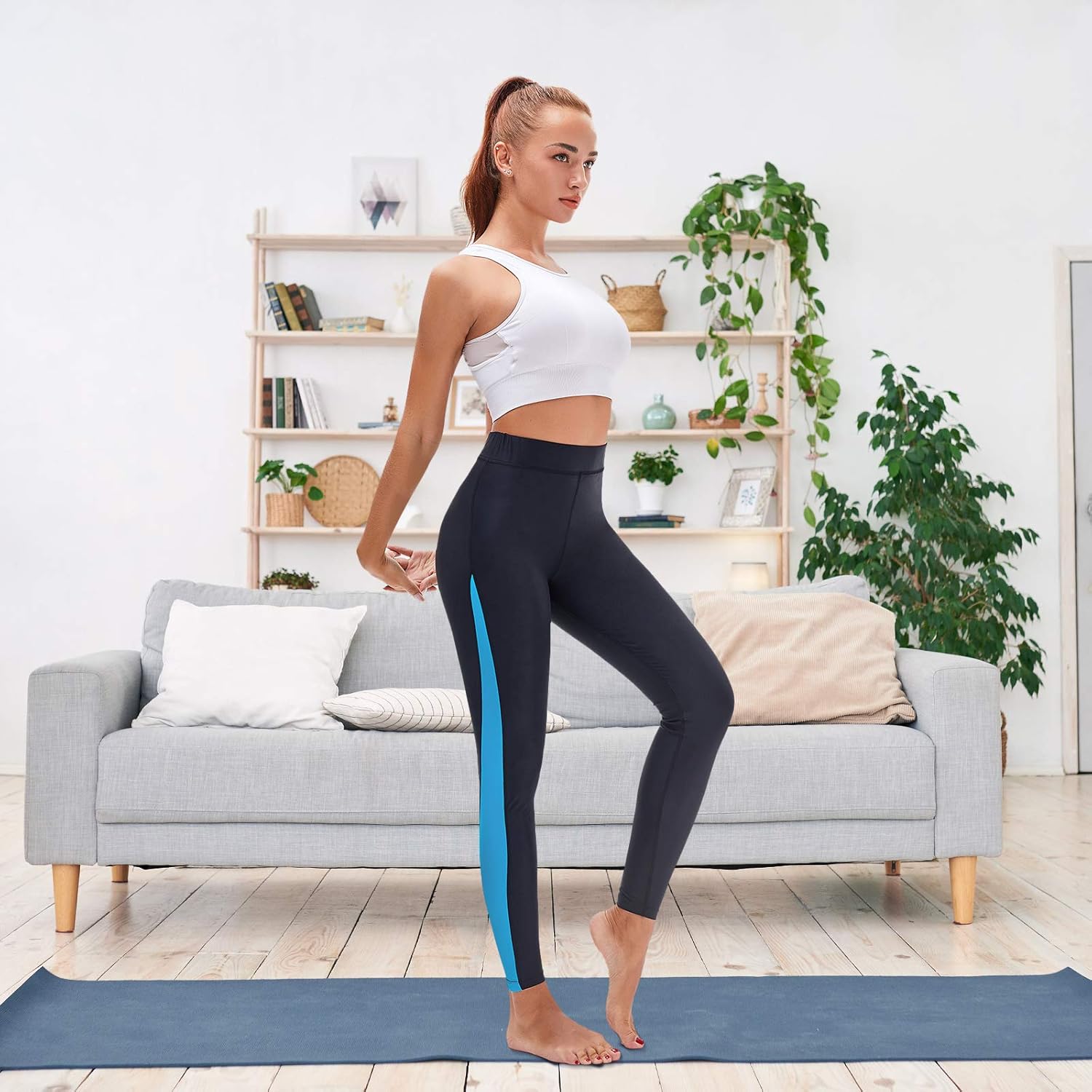GEEK LIGHTING Womens UPF 50+ Surfing Skins Leggings Wetsuit Swim Long Pants: Clothing